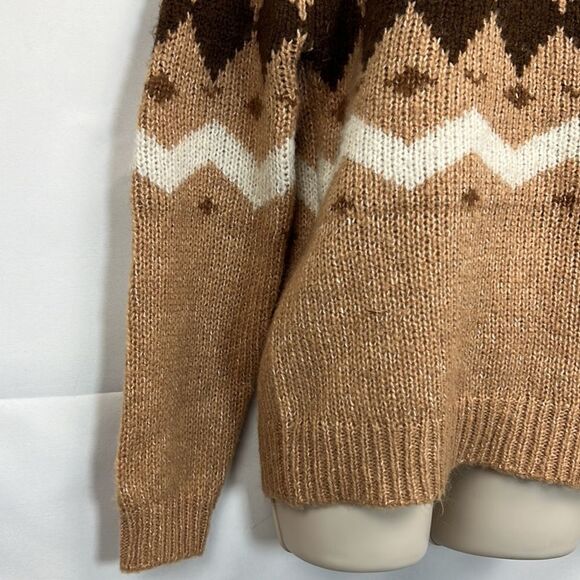 Vero Moda Filippa o-neck Nordic Sweater birch tan NWT size small - Picture 8 of 16
